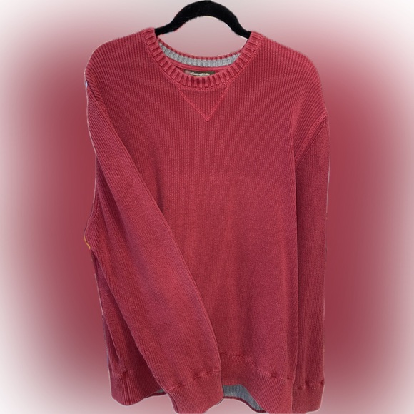 Vintage Eddie Bauer Men’s XL cable knit crew neck sweater - Picture 2 of 5